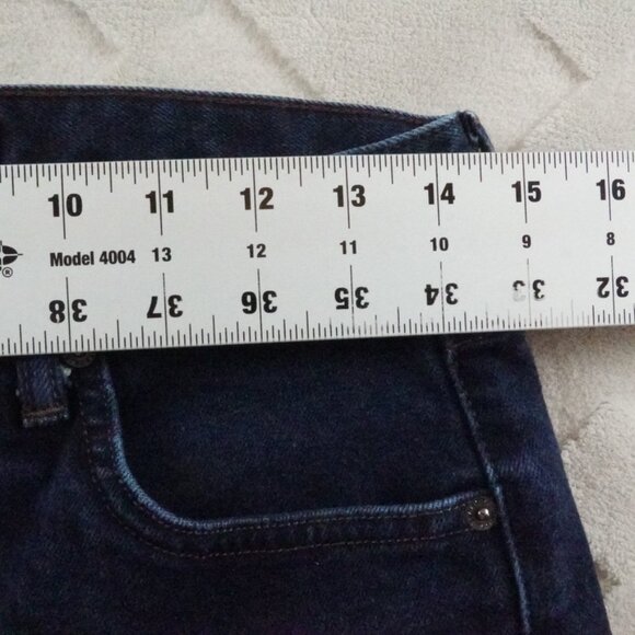 Veronica Beard Dark Blue Slim-Straight Leg Jeans - Picture 8 of 12